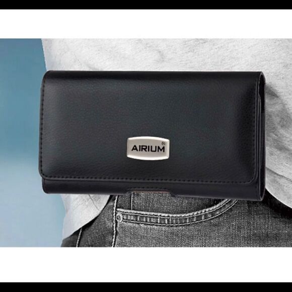 Apple Samsung Leather Phone Pouch Belt New - Picture 1 of 6